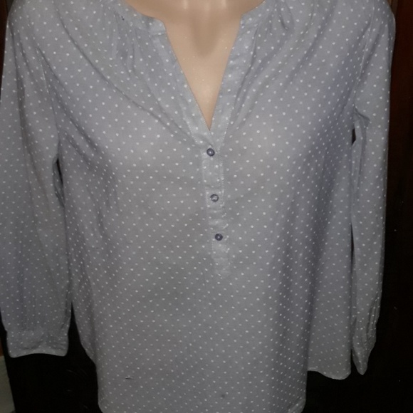 LOFT XL top pull over with buttons - Picture 3 of 8